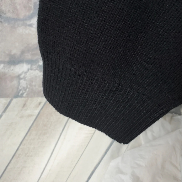 Gap Marled Knit Crewneck Sweater Gray Black XL - Picture 8 of 14